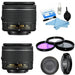 Nikon AF-P DX Nikkor 18-55mm F/3.5-5.6G ED VR Lenses with Cleaning Kit &amp; 55mm Filter