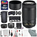 Nikon AF-P DX Nikkor 70-300mm f/4.5-6.3G Ed VR Lens with Additional Accessories