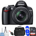 Nikon D3000/D3500 10.2MP Digital SLR Camera with 18-55mm &amp; Sandisk 32GB Starter Kit