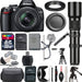 Nikon D3000/D3500 10.2MP Digital SLR Camera with 18-55mm &amp; 500mm Telephoto Lens Essential Bundle