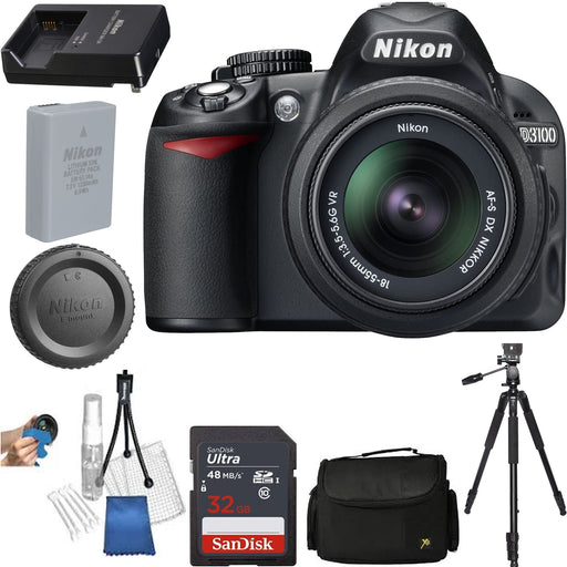 Nikon D3100/D3500 Digital SLR Camera with 18-55mm VR Lens Starter Package