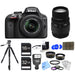 Nikon D3300/D3500 DSLR Camera with 18-55mm Lens & 70-300mm Lenses| Includes 52mm Filters|16GB&32GB SDHC MCs|Tripod|Cleaning Kit|And More