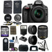 Nikon D3300/D3500 DSLR Camera with 18-55mm Lens (Black) |Wide Angle &amp; Telephoto Lens|Tripod|Camera Case|32GB Card|Wireless Remote|Deluxe Bundle Kit
