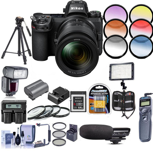 Nikon Z 6II Mirrorless Digital Camera with 24-70mm f/4 Lens & 6-Piece Multi-Coated Rotating Graduated Color Filter Set Essential Package