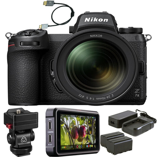 Nikon Z 7II Mirrorless Digital Camera with 24-70mm f/4 Lens & Recording Kit