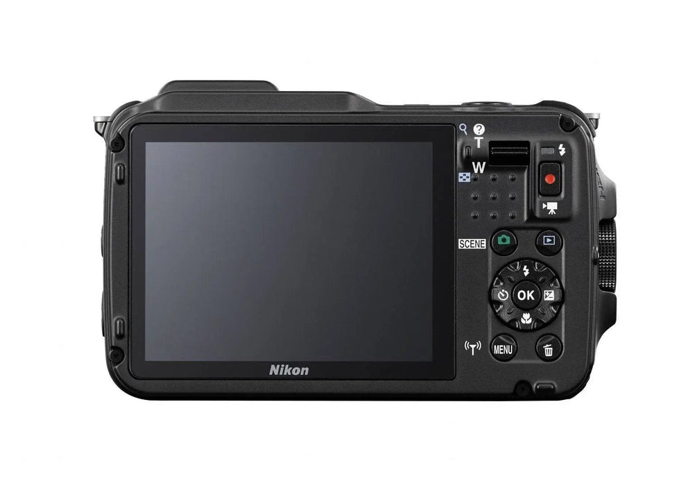 Nikon COOLPIX AW120 16.1 MP Wi-Fi and Waterproof Digital Camera with GPS and Full HD 1080p Video (Orange)
