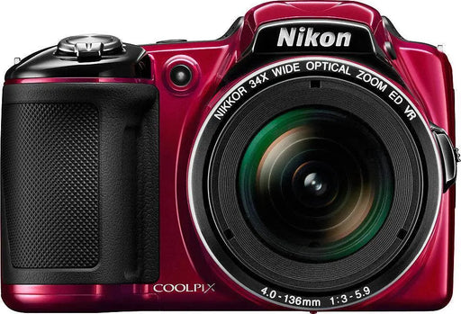 Nikon COOLPIX L830 16 MP CMOS Digital Camera with 34x Zoom NIKKOR Lens and Full 1080p HD Video (Multiple Colors)
