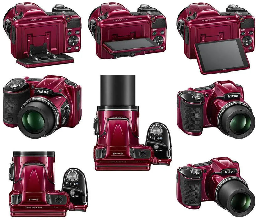 Nikon COOLPIX L830 16 MP CMOS Digital Camera with 34x Zoom NIKKOR Lens and Full 1080p HD Video (Multiple Colors)