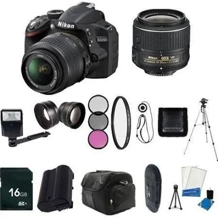 Nikon D3200/D3500 DSLR Camera with 18-55mm Deluxe Bundle
