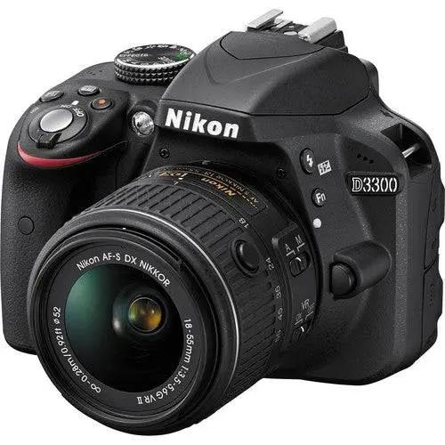 Nikon D3300/D3500 Digital SLR Camera 18-55mm VR 70-300mm 64GB Deluxe Bundle