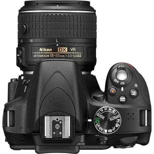 Nikon D3300/D3500 Digital SLR Camera 18-55mm VR 70-300mm 64GB Deluxe Bundle