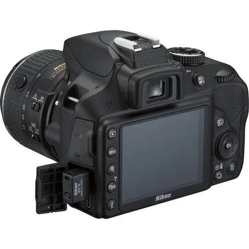 Nikon D3300/D3500 Digital SLR Camera 18-55mm VR 70-300mm 64GB Deluxe Bundle
