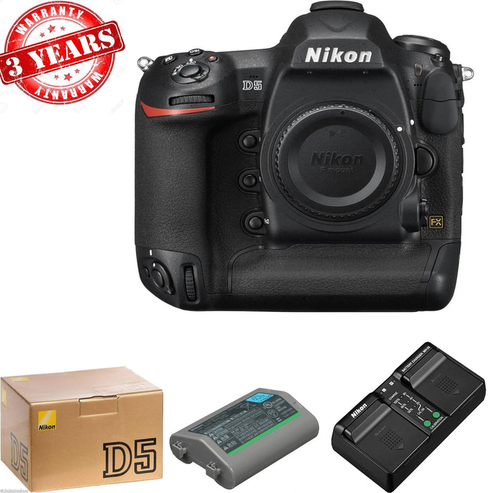 Nikon D5/D6 DSLR Camera (Body Only, Dual CF Slots) USA 3 Year Warranty