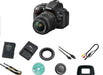 Nikon D5200/D5600 DSLR Camera with 18-55mm Lens | Sandisk 32GB | Case | UV Filter Package