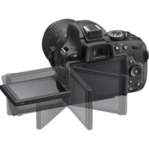 Nikon D5200/D5600 Digital SLR Camera with 18-105mm Lens (Black) with Sandisk 8GB Memory Card | UV Filter |Cleaning Kit
