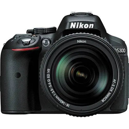 Nikon D5300/D5600 Camera with Nikon 18-140mm Lens - Black USA