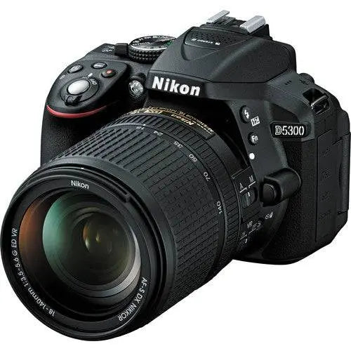 Nikon D5300/D5600 DSLR Camera with Nikon 18-140mm Lens &amp; Case | UV Filter | Cleaning Kit | 3 Year Extended Warranty