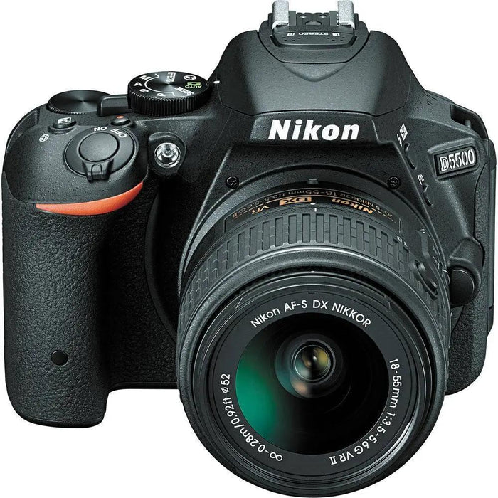 Nikon D5500/D5600 DSLR Camera with 18-55mm VR II Lens (Black) USA