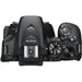 Nikon D5600 DSLR Camera Body (Black) With 16GB Starter Bundle
