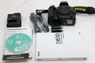 Nikon D610 DSLR Camera (Body Only) with 3 Year Extended Warranty | Spider Tripod | 32GB Memory Card &amp; Cleaning Kit Bundle