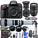 Nikon D610 DSLR SLR Digital Camera with 18-55mm VR | 6.5mm Fisheye | 650-1300 Lens | 24-120MM VR | Sandisk 128GB Deluxe Essential Bundle