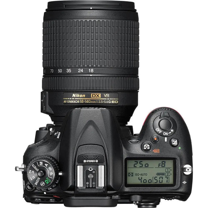 Nikon D7200/D7500 DSLR Camera with 18-140mm Lens | Case | UV Filter | Cleaning Kit &amp; 3 Year Limited Warranty