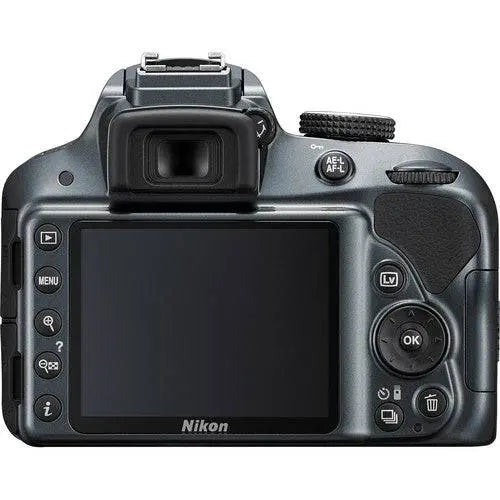 Nikon DSLR D3300 Camera w/Nikon 18-55mm Lens - Grey