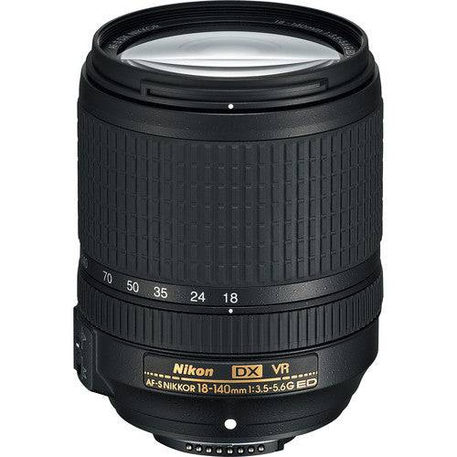 Nikon D5500/D5600 DSLR Camera with 18-140mm Lens (Black) USA Starter Bundle