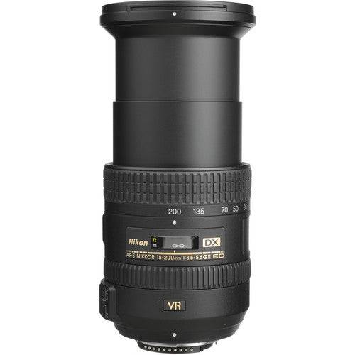 Nikon AF-S DX NIKKOR 18-200mm f/3.5-5.6G ED VR II Lens Tripod Bundle