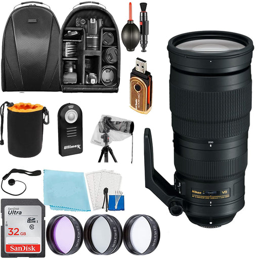 Nikon AF-S NIKKOR 200-500mm f/5.6E ED VR Deluxe Bundle