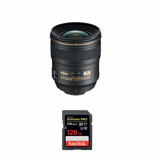 Nikon AF-S NIKKOR 24mm f/1.4G ED Lens Extreme Kit