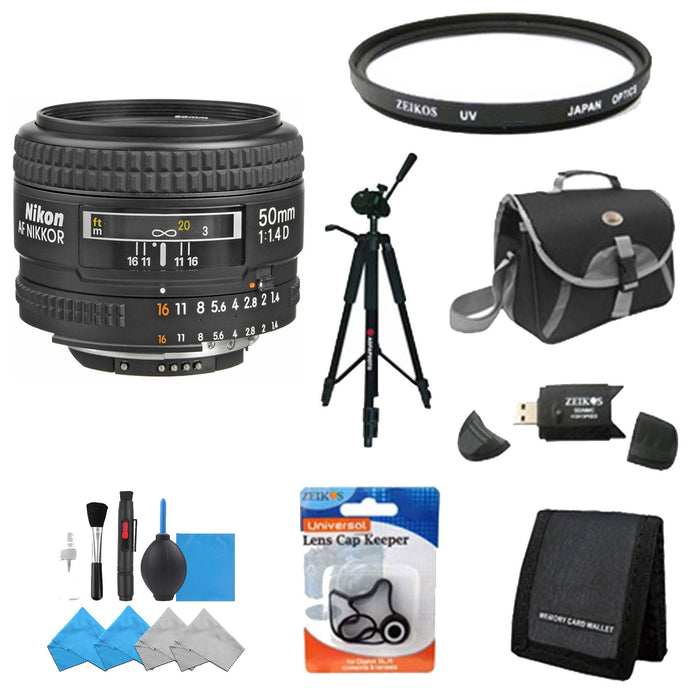 Nikon AF NIKKOR 50mm f/1.4D Autofocus Lens Starter Kit