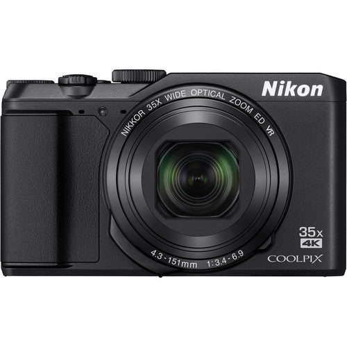 Nikon Coolpix A900 4K Wi-Fi Digital Camera (Black) with 32GB Card + Case + Battery + Flex Tripod + Kit