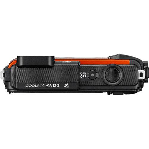 Nikon COOLPIX AW130 Waterproof Digital Camera (Orange)