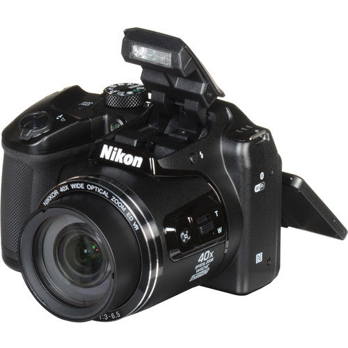 Nikon Coolpix B500 16MP 40x Optical Zoom Digital Camera w/ Built-In Wi-Fi 16GB Bundle