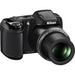 Nikon COOLPIX L340 Digital Camera (Black) USA