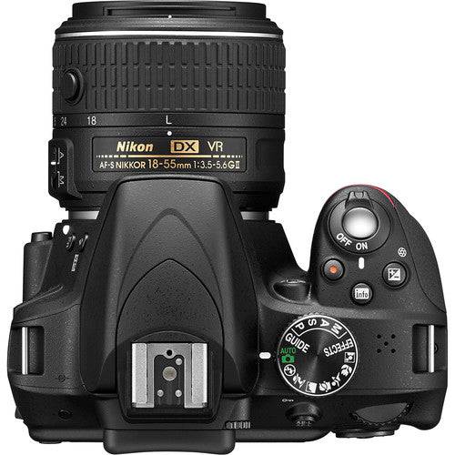 Nikon D3300/D3500 DSLR Camera with 18-55mm & AF-P DX NIKKOR 70-300mm VR Lens USA