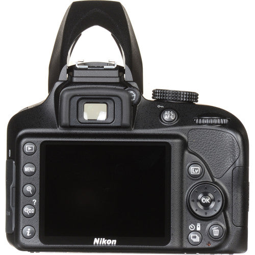 Nikon D3400/D3500 Digital SLR Camera &amp; 18-55mm &amp; 70-300mm VR lenses + 2PC 32gb SD Cards Card+ Battery+Case+Grip+Filters &amp; More