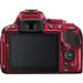 Nikon D5300/D5600 DSLR Camera with 18-55mm Lens (Black/Red)