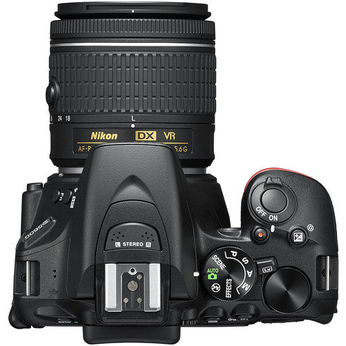 Nikon D5600 DSLR Camera with 18-55mm and 70-300mm Lenses | Sandisk 32GB Memory Card | Nikon Case | Spare Battery Bundle