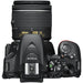 Nikon D5600 DSLR Camera with 18-55mm and 70-300mm Lenses | Sandisk 32GB Memory Card | Nikon Case | Spare Battery Bundle
