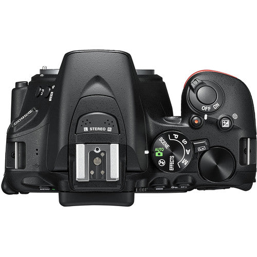 Nikon D5600 Digital SLR Camera 3 Lens 18-55mm VR w/ 256GB MC | Backpack | Tripod | Card Reader | Filters &amp; More