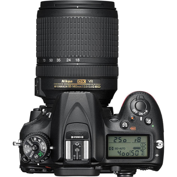 Nikon D7200/D7500 DSLR Camera with 18-140mm Lens | Case | UV Filter | Cleaning Kit &amp; 3 Year Limited Warranty