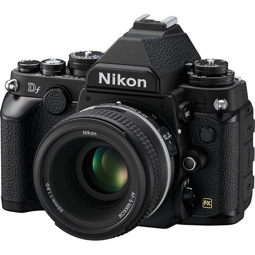 Nikon DF DSLR Camera (Black/Silver) w/ Extra Accessory Bundle