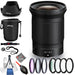 Nikon NIKKOR Z 20mm f/1.8 S Lens Bundle Includes Close Up Lens Kit + Filter Kit + Pouch and More