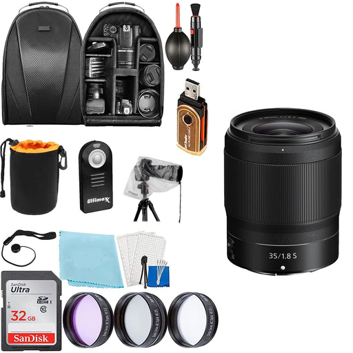 Nikon NIKKOR Z 35mm f/1.8 S Lens Professional Bundle