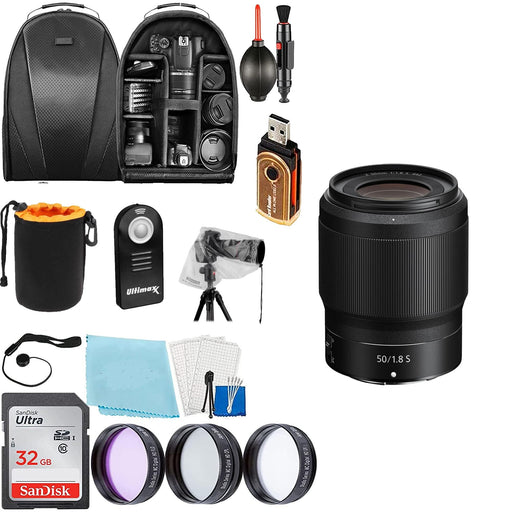 Nikon NIKKOR Z 50mm f/1.8 S Lens Professional Kit
