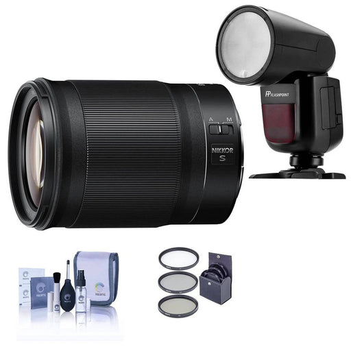 Nikon NIKKOR Z 85mm f/1.8 S Lens - Flashpoint &amp; Accessory Bundle