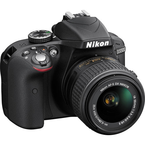 Nikon D3300/D3500 DSLR Camera with 18-55mm Lens (Black)