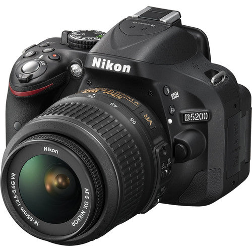 Nikon D5200/D5600 DSLR Camera with 18-55mm VR Lens (Black) With 64GB -Great Saving Full Kit